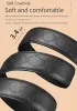 GG Black Buckle Monogram Leather Belt Black For Men