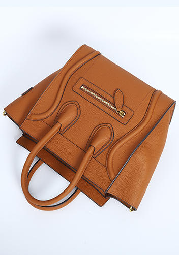 Vanessa Medium Tote Grain Leather Camel