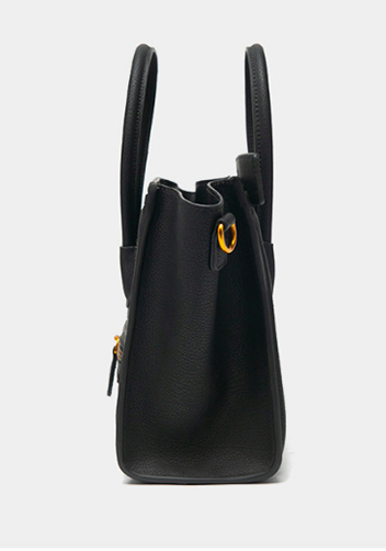 Vanessa Mini Tote Grain Leather Black