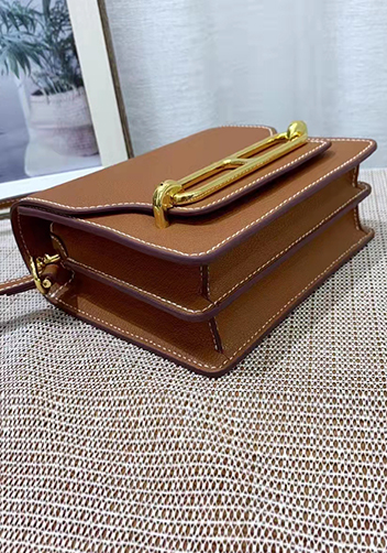 Kristine Leather Shoulder Bag Camel
