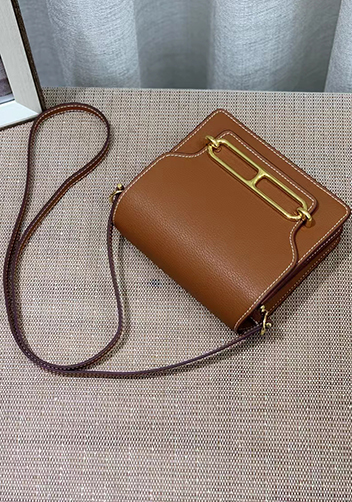 Kristine Leather Shoulder Bag Camel
