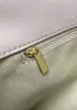 Adele Lilia Flap Small Bag Rectangular Hardware Beige