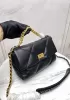 Adele Lilia Flap Small Bag Rectangular Hardware Black