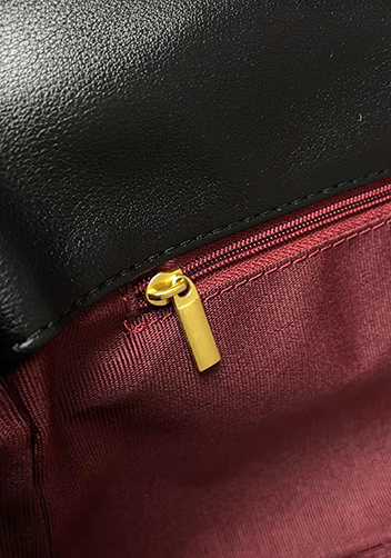 Adele Lilia Flap Small Bag Rectangular Hardware Black
