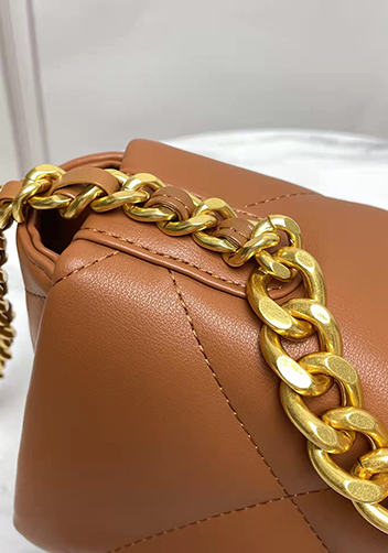 Adele Lilia Flap Small Bag Rectangular Hardware Camel