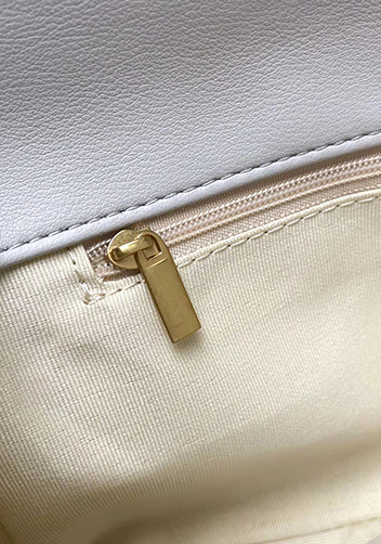 Adele Lilia Flap Small Bag Rectangular Hardware Light Beige