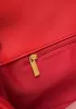 Adele Lilia Flap Small Bag Rectangular Hardware Red