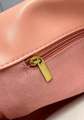 Adele Lilia Flap Small Bag Rectangular Hardware Salmon