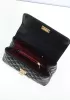 Adele Flap Mini Bag Top Handle Black