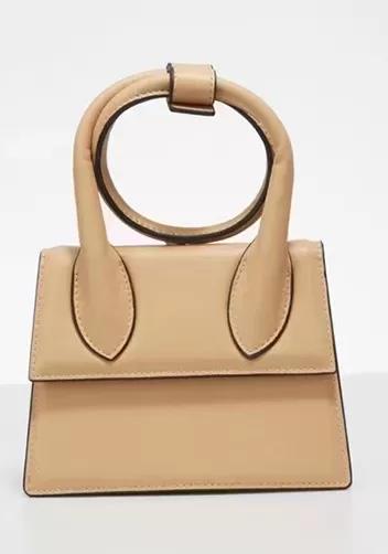 Small Is Beautiful Mini Bag Leather Beige