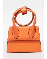 Small Is Beautiful Mini Bag Leather Orange