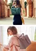 Glenda Backpack Shoulder Bag Vegan Leather Brown