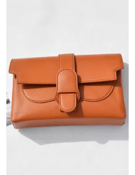 Glenda Belt Bag Vegan Leather Brown