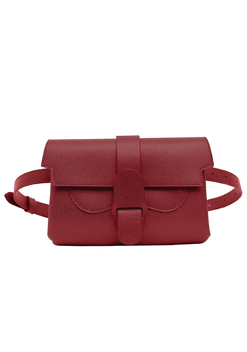 Glenda Belt Bag Vegan Leather Burgundy