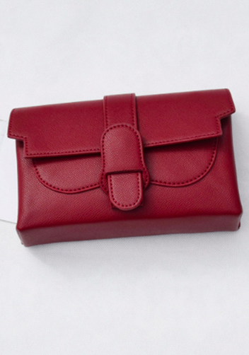 Glenda Belt Bag Vegan Leather Burgundy