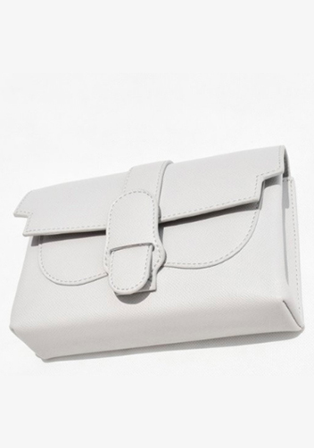 Glenda Belt Bag Vegan Leather Light Grey