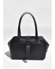 Glenda Shoulder Bag Vegan Leather Black