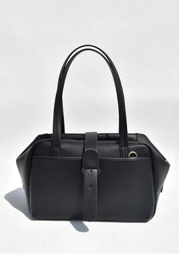 Glenda Shoulder Bag Vegan Leather Black