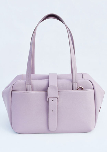 Glenda Shoulder Bag Vegan Leather Light Purple