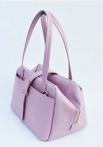 Glenda Shoulder Bag Vegan Leather Light Purple