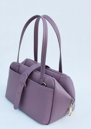 Glenda Shoulder Bag Vegan Leather Purple