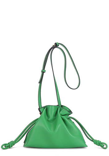 Salsa Mini Leather Clutch Green