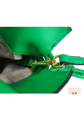 Salsa Mini Leather Clutch Green