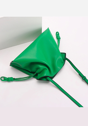 Salsa Mini Leather Clutch Green