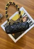 Adele Flap Mini Lambskin Chain Bag Black