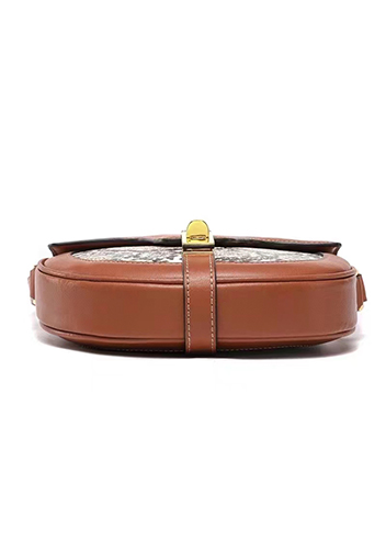 Anathema Calfskin Saddle Shoulder Bag Snake