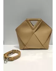 Euclid Medium Woven Bag Beige