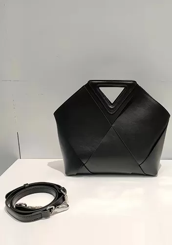 Euclid Medium Woven Bag Black