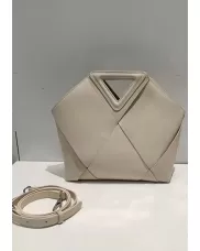 Euclid Medium Woven Bag Cream