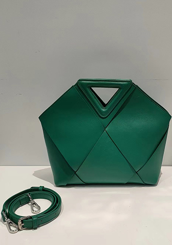 Euclid Medium Woven Bag Green
