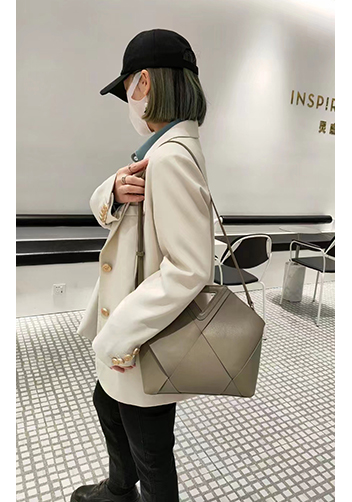 Euclid Medium Woven Bag Khaki