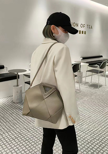 Euclid Medium Woven Bag Khaki