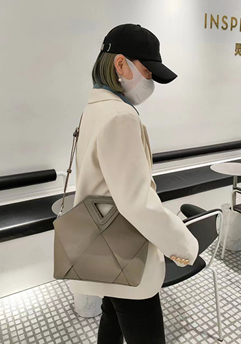 Euclid Medium Woven Bag Khaki