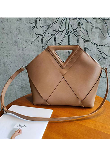 Euclid Large Woven Bag Beige