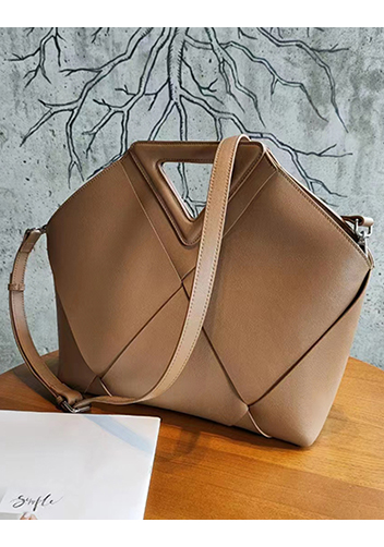 Euclid Large Woven Bag Beige