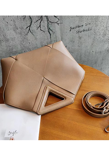 Euclid Large Woven Bag Beige