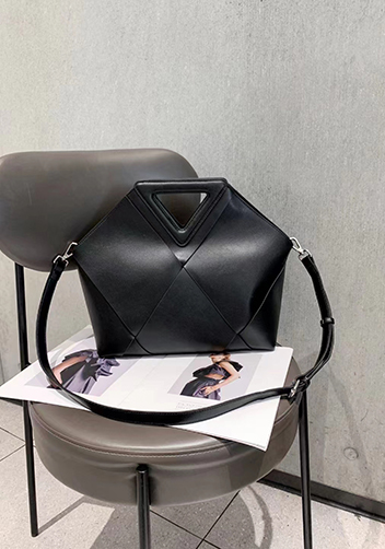 Euclid Large Woven Bag Black