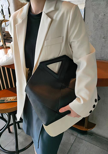 Euclid Large Woven Bag Black