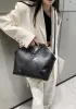Euclid Large Woven Bag Black
