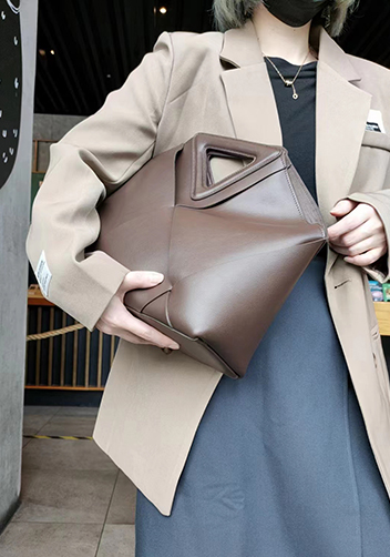 Euclid Large Woven Bag Choco