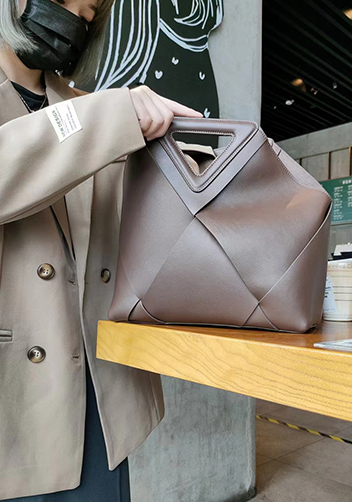 Euclid Large Woven Bag Choco