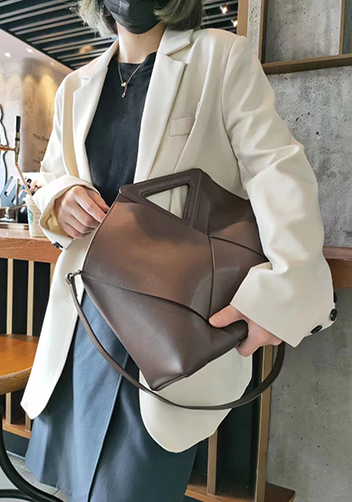 Euclid Large Woven Bag Choco