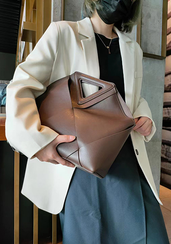 Euclid Large Woven Bag Choco