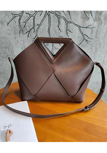 Euclid Large Woven Bag Choco