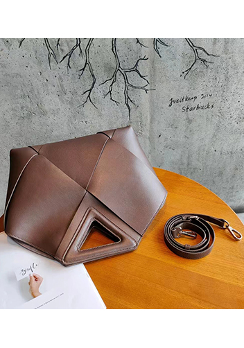 Euclid Large Woven Bag Choco