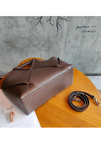 Euclid Large Woven Bag Choco